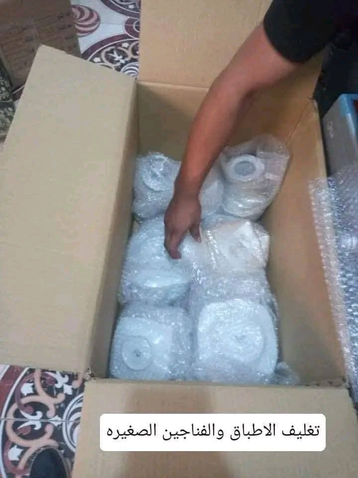فريق العمل اثناء نقلة في التجمع الخامس